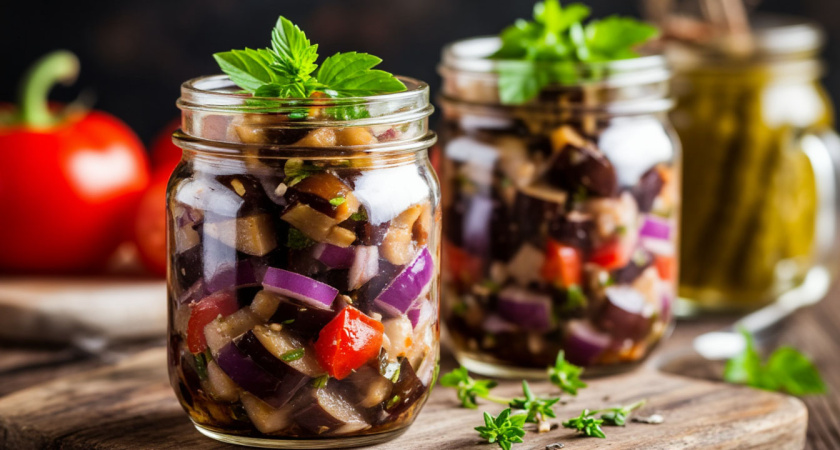 Закрываю баклажаны на зиму большими объемами: сразу 50 банок - рассказываю, зачем столько делаю, и какой "шедевр" из них получается