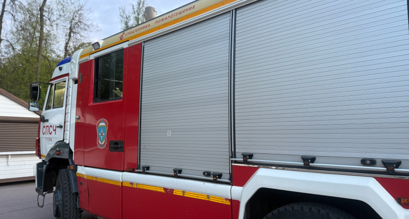 Курганцы увидели густой дым у Тополей