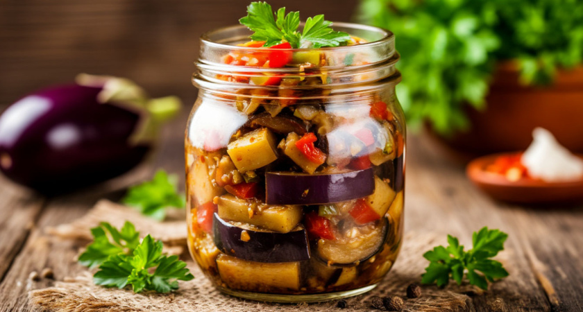 Готовлю раз 20 за лето и все мало, закрываю на зиму: любимая заготовка без уксуса с баклажанами - у нас этот салат всегда номер один 