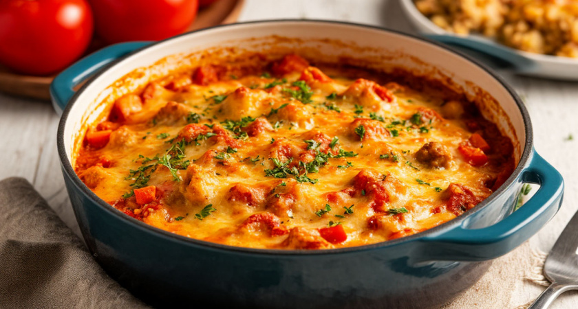 Обалденная запеканка «три в одном»: готовлю вкусный ужин за 30 минут