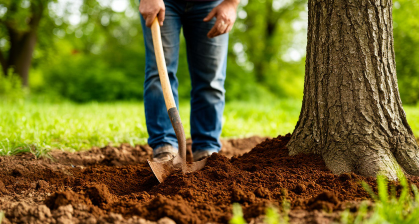 Больше не копаю ямы для деревьев и кустов по дурости агрономов: снимаю нужный слой и летом ведер не хватает на урожай 
