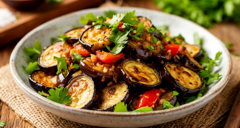 Разузнала рецепт салата из баклажанов, который самый популярный в ресторанах: поняла в чем у них хитрость - сделаю на Новый год