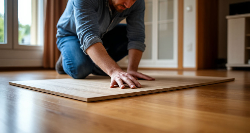 Постелил в доме ламинат и сразу понял в чем ошибся: насчитал 5 минусов покрытия - буду все исправлять 