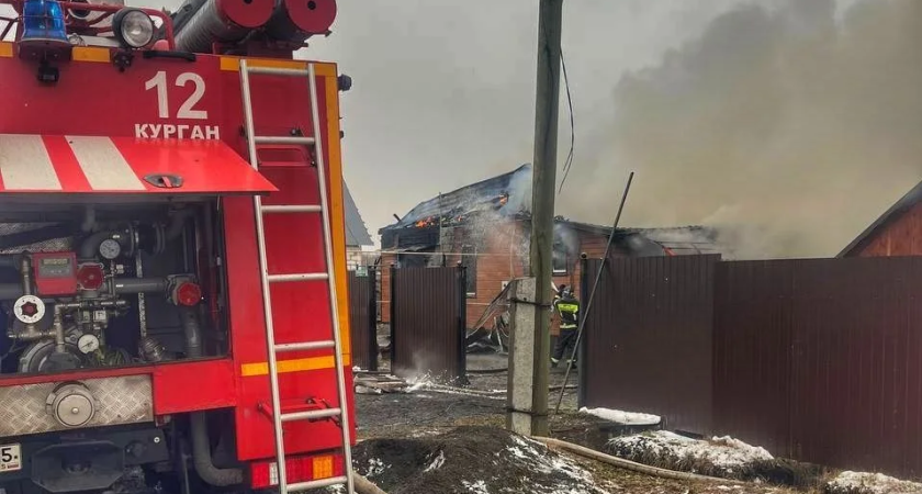В Введенском дом загорелся из‑за аварийного режима электросети