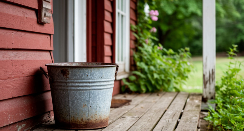 Почему в деревнях всегда ставят ведро с водой у порога: узнал и теперь сам начал делать так
