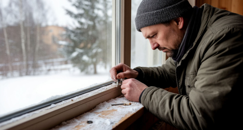 Из стыков больше не дует, а подоконник теплый: "заребрил" самые уязвимые места пластиковых окон и живу в тепле
