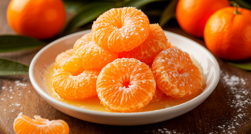 Такого вы еще точно не пробовали: окунаем дольки мандаринов в кляр и жарим - на новогодний стол наготовлю гору этой вкуснятины 