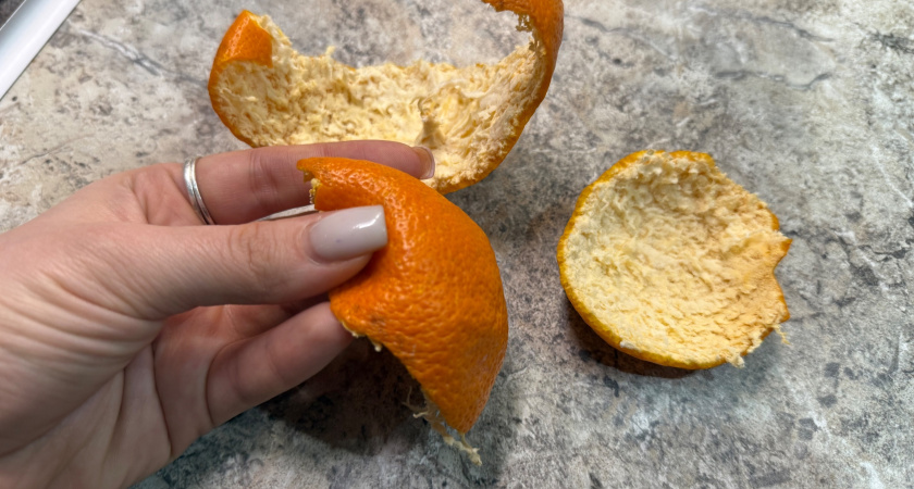 Кожуру цитрусовых не выкидываю в мусорку: сразу делаю из нее удобрение для цветов - зелень сочная и пышная круглый год