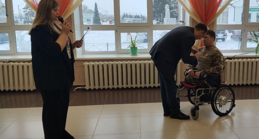 Ветерану СВО из Курганской области Сергею Михалеву вручили орден Мужества