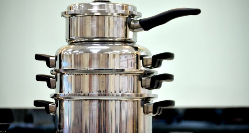 2 ложки на литр воды и на кипячение: чищу алюминиевую посуду за 15 мин - блестит как на параде