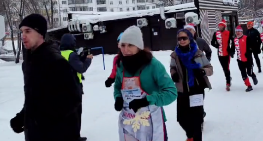 «Забег желаний»: курганцы начали новый год со спорта и мечтаний