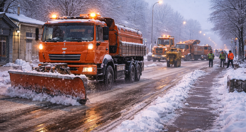 В Кургане продолжается ежедневная уборка улиц и общественных пространств