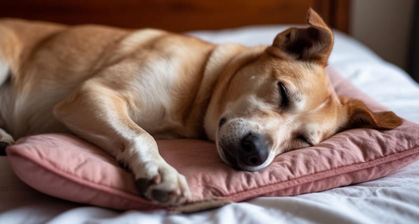 Собака залезает спать на подушку хозяина: вот что это на самом деле за этой привычкой - а мы ее поощряем