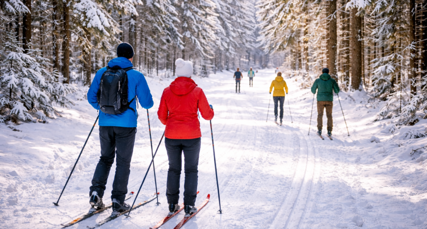 В Кургане в экопарке Рябково прошла программа проекта „Зима спортивная“