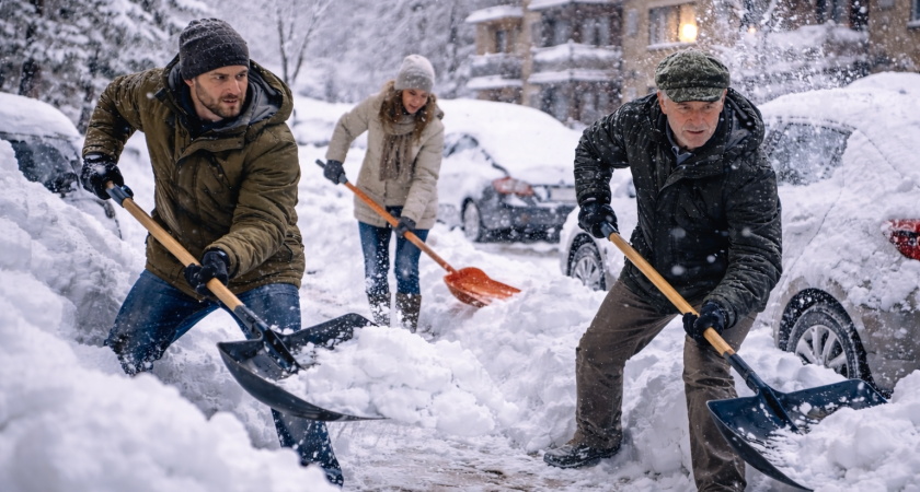 В Кургане привлекли дополнительные силы для расчистки улиц и дворов