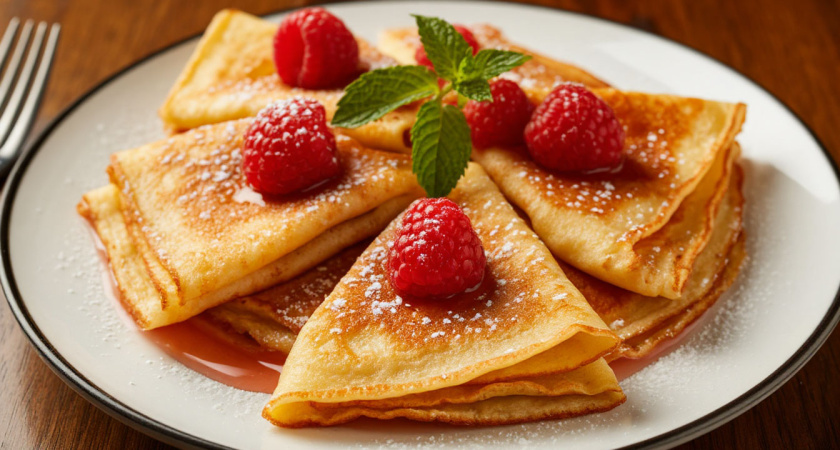 Семья кажде утро просит напечь блинов Три стакана: нежные блинчики только отлетают от сковороды в тарелку - за 10 мин гора вкуснятины на сто