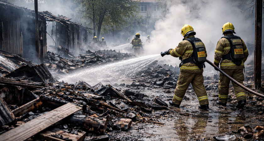 За сутки в Курганской области ликвидировали два пожара