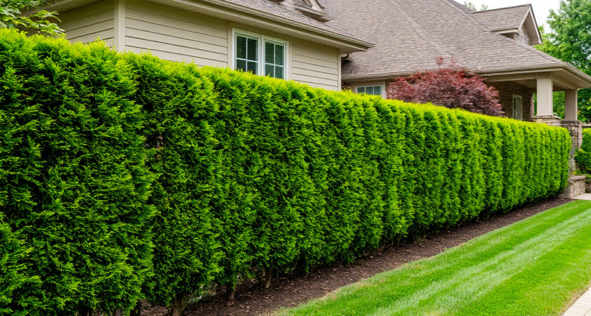 Без покраски и досок: живая зеленая стена прячет участок лучше любых металлопрофилей - лайфхак за сущие копейки