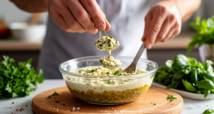 Больше не заправляю магазинной сметаной творог на завтрак: сам готовлю греческий соус с зеленью и лимоном - сливочная нежность за 5 минут