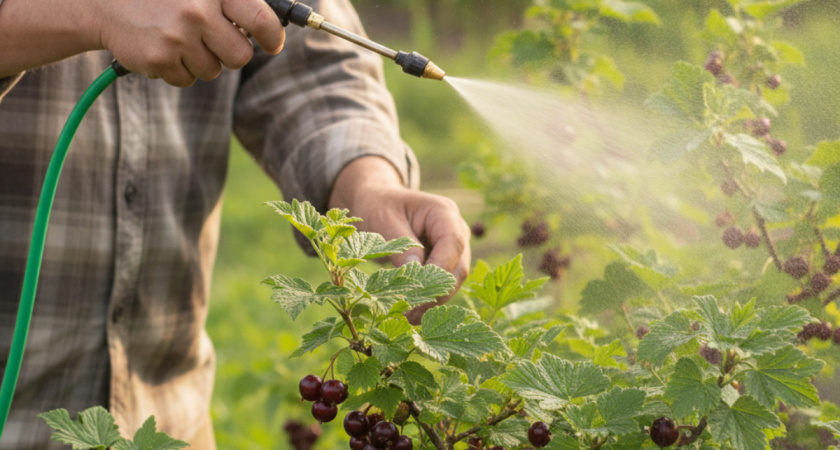 Как защитить смородину весной: 3 простых шага, после которых собираю по 5 кг ягод с куста — весь секрет в правильных сроках