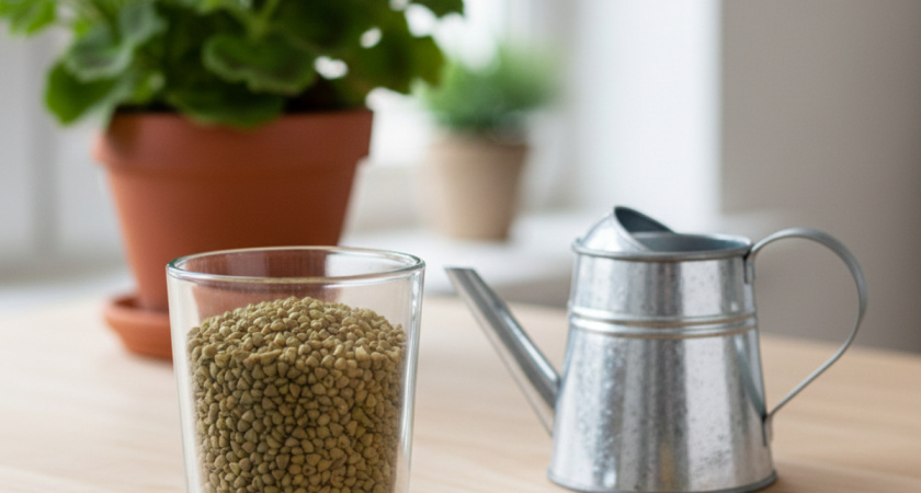 Готовлю натуральную подкормку для растений из этой крупы: даже хилые цветы идут в рост и выглядят здоровыми без покупной химии