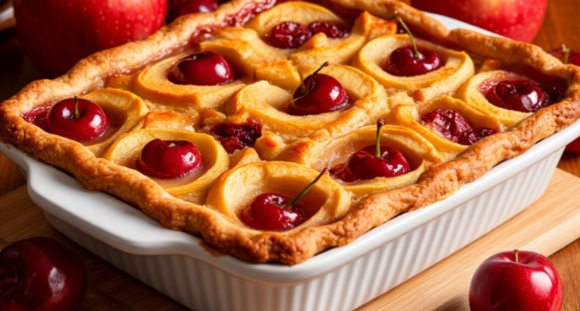 Мой способ пустить яблоки в дело: даже не режу, а просто кладу в форму и заливаю тестом — через час аромат на всю кухню