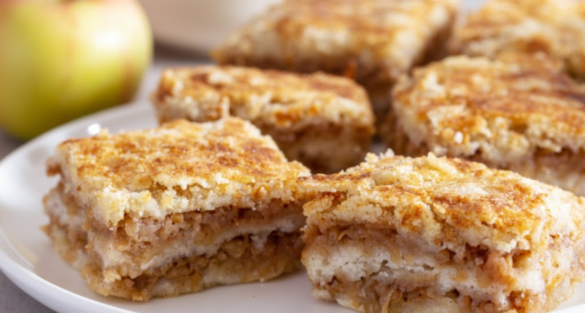 Вкуснее любого торта: легендарный болгарский пирог «Три стакана» без замеса теста — просто засыпаем слои и в духовку