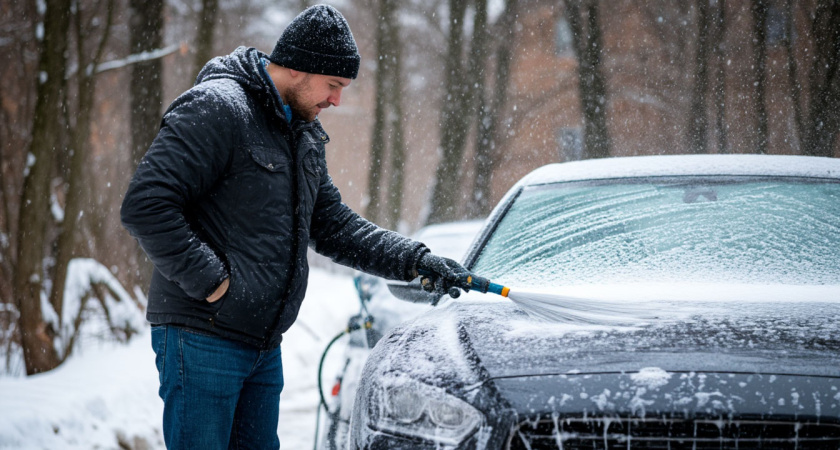 Почему опытные водители моют машины зимой только по схеме: правило «трёх температур» - вся фишка в физике процесса 