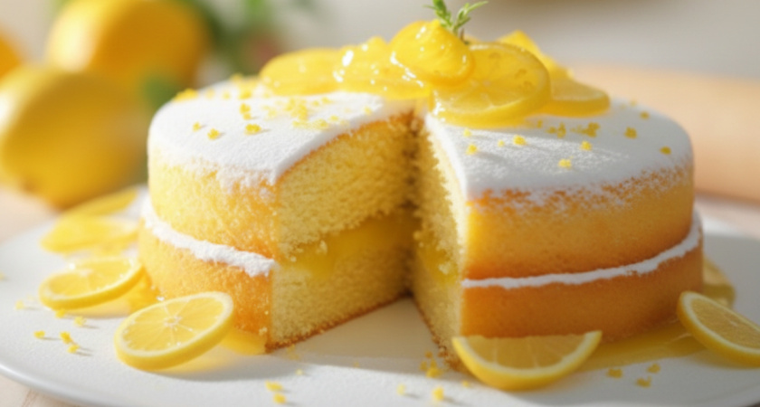 Когда гости на пороге, а сил нет: лимонный пирог-выручалочка за 20 минут в духовке — гениальный рецепт для ленивых