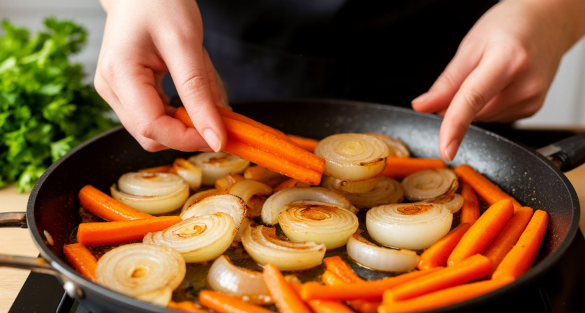 Почему лук и морковь нельзя жарить вместе: загадка, на которую мало, кто знает ответ - запомните раз и на всю жизнь