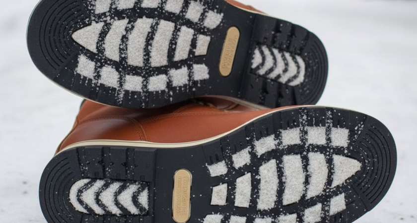 Ботинки больше не будут скользить на льду: посыпьте подошву и ходите по гололёду уверенно, как по летнему асфальту