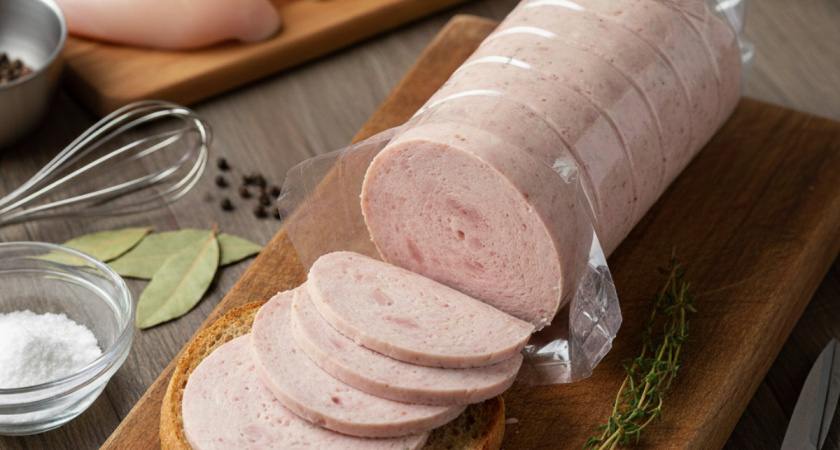 Две куриных грудки и пластиковая бутылка: домашняя колбаса готовится проще простого — и без вредной магазинной «химии»