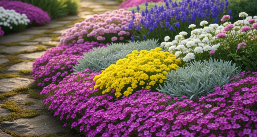 Сад для ленивых: 9 многолетников-подушек, которые цветут пышными шарами весь сезон и не требуют хлопот