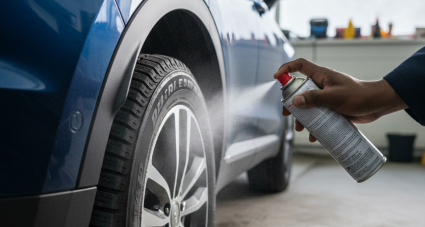 Что опытные водители брызгают на пороги зимой: один пшик защищает арки на 3 недели от снега и грязи