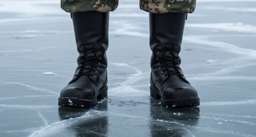 Дедовский армейский лайфхак от гололёда: делаю антискользящую подошву за 5 минут из копеечного материала