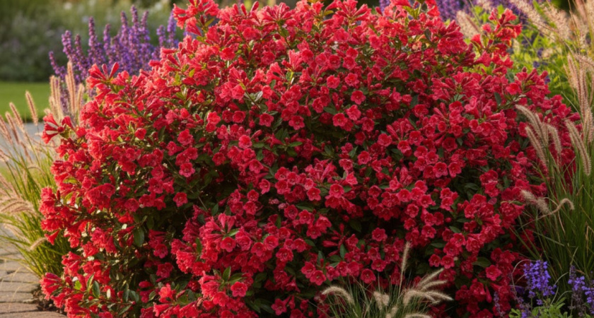 Титулованный красавец-многолетник: цветёт без устали с мая по октябрь — всё лето в красном