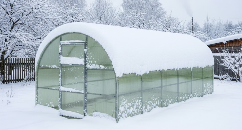 Как очистить теплицу от снега, чтобы она не сложилась: 5 простых и эффективных способов