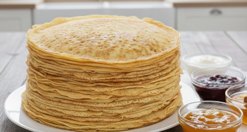 Секрет кружевных и тонких блинов: 3 добавки, которые сделают их румяными, дырчатыми и вкусными