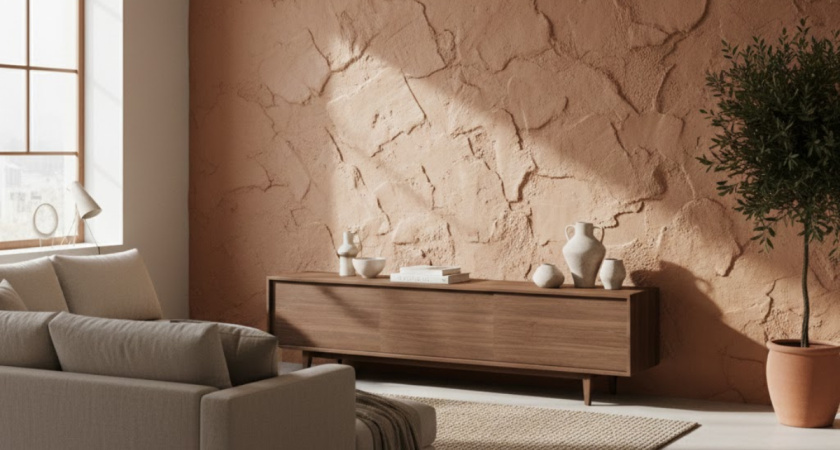 Идеально гладкие стены больше не в моде: 7 новых трендов в отделке стен, которые сделают интерьер «дорогим»
