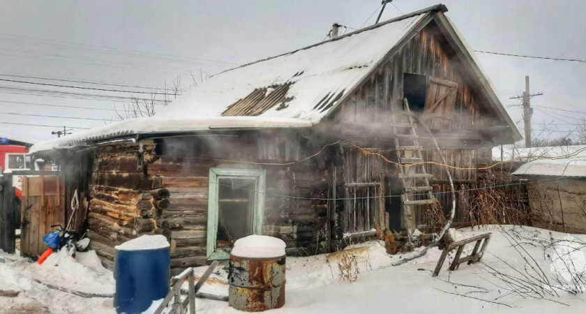 В Курганской области при пожаре в частном доме погиб человек