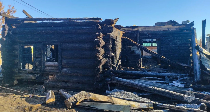 В Курганской области за сутки потушили два пожара в банях