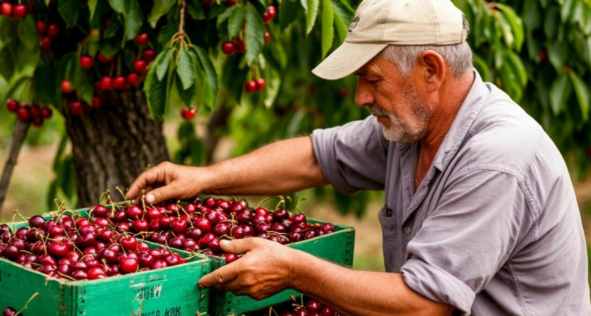 Съездил в Крым на сбор черешни: рассказываю, сколько удалось заработать за месяц и поеду ли в этом году снова