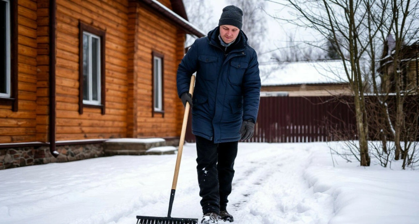 Чищу снег и не надрываюсь: нашел в магазине полезную вещь - вот что навсегда изменило моё представление об уборке участка