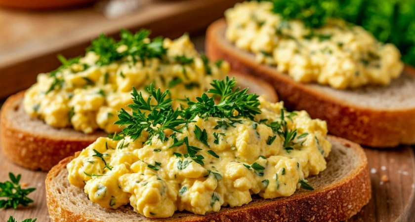 Такую намазку на хлеб не успеваешь положить: новый рецепт нежной яичной пасты к завтраку - сытнее авокадо и полезнее колбасы