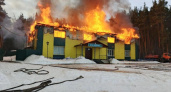 Пожар в пятницу 13-го:  в Курганской области сгорела столовая