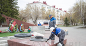 В Кургане выполнили техобслуживание Вечного огня перед 9 Мая
