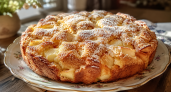Беру три яблока и кефир — получаю сочный и пышный пирог: вкуснее шарлотки, а готовится всего 35 минут