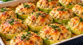 Кабачки кольцами больше не жарю: начиняю курицей и сыром — получаются сочные мини-гнёзда с румяной шапочкой