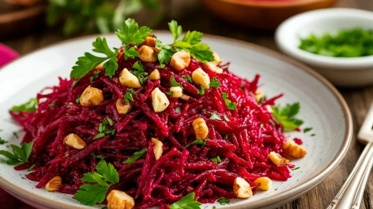 Салат "Мхали" на постный стол - непременно: готовлю любимое блюдо за 10 минут - идеален как гарнир и закуска