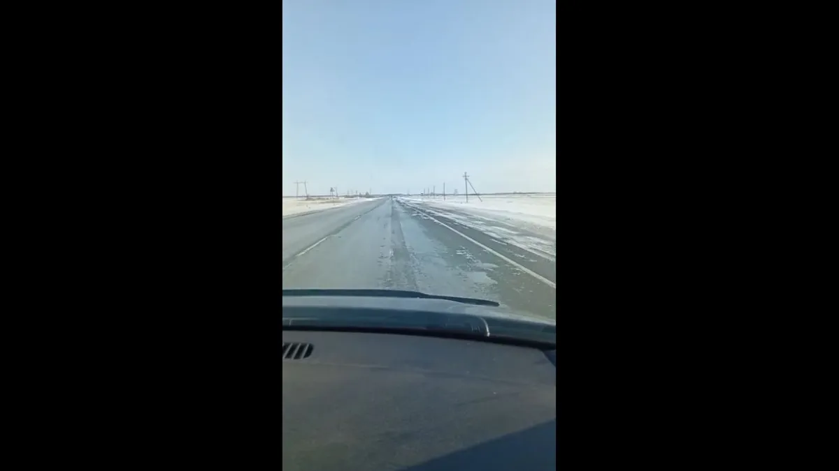 "Дорога как стекло": курганцы жалуются на состояние трассы "Курган-Петухово"